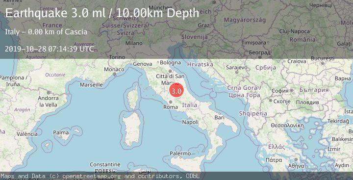 Map of CENTRAL ITALY