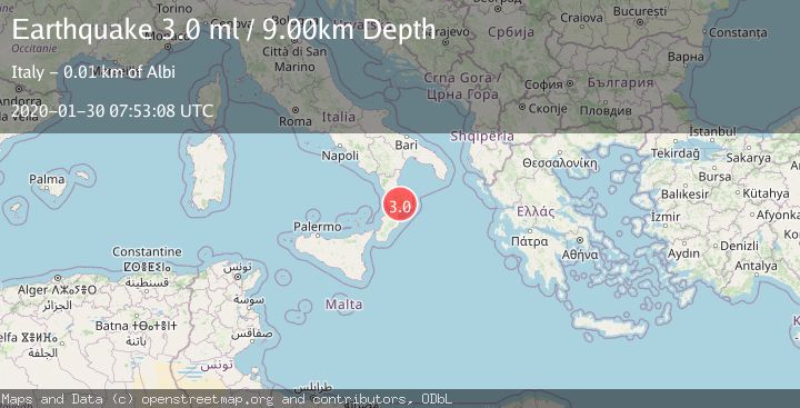 Map of SOUTHERN ITALY