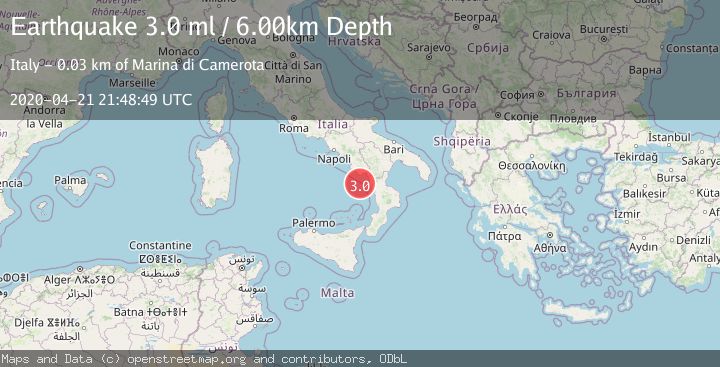 Map of SOUTHERN ITALY