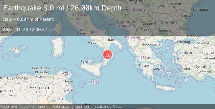 Map of SOUTHERN ITALY
