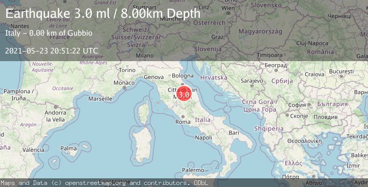 Map of CENTRAL ITALY