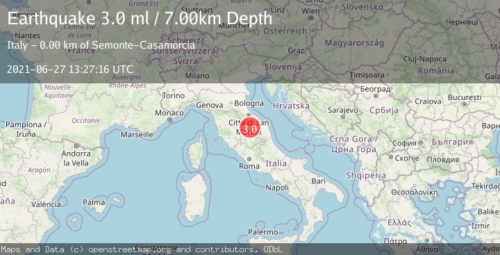 Map of CENTRAL ITALY