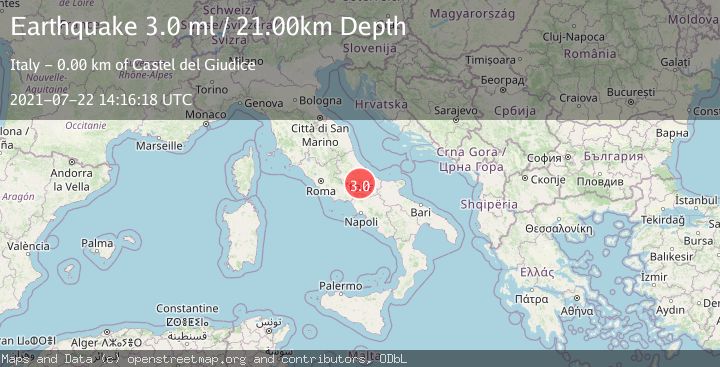 Map of SOUTHERN ITALY