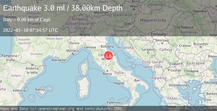 Map of CENTRAL ITALY