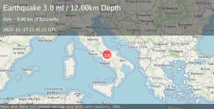 Map of SOUTHERN ITALY