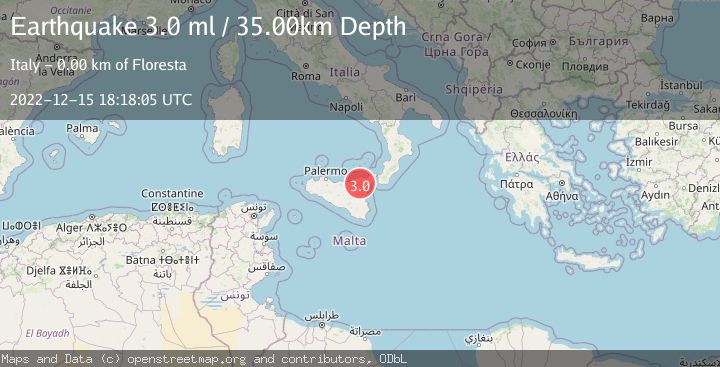 Map of SICILY, ITALY