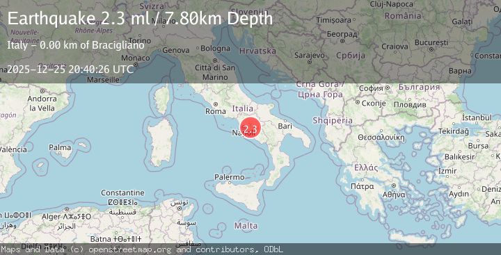 Map of SOUTHERN ITALY
