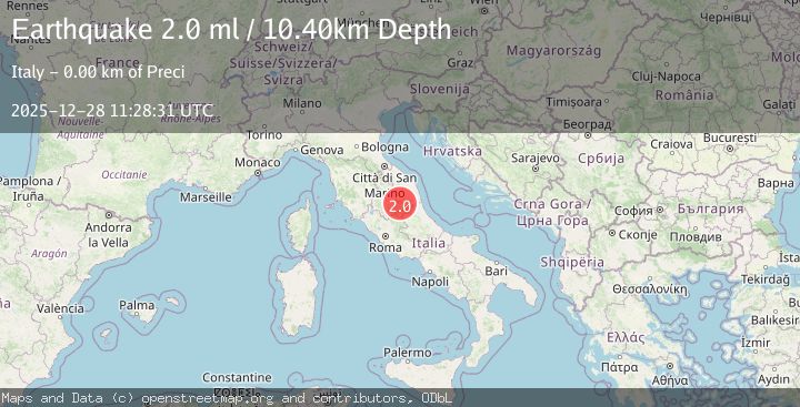 Map of CENTRAL ITALY