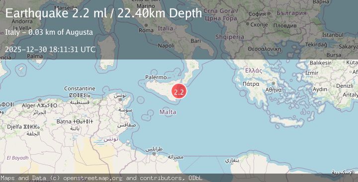 Map of SICILY, ITALY