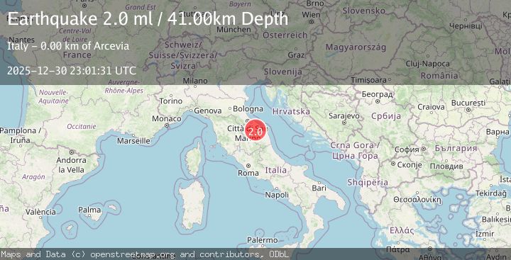 Map of CENTRAL ITALY