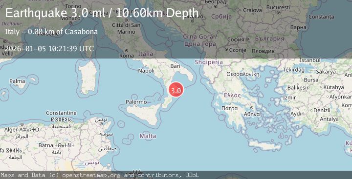 Map of SOUTHERN ITALY