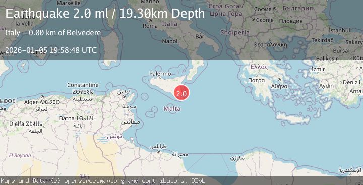 Map of SICILY, ITALY