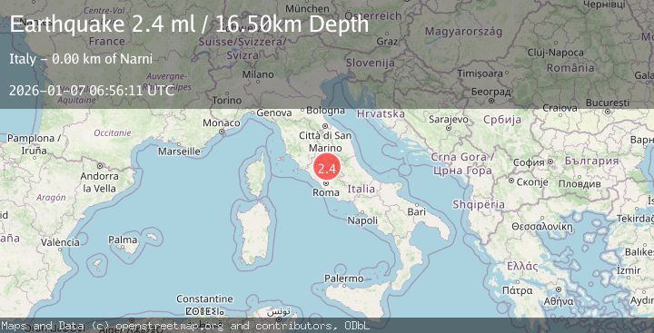 Map of CENTRAL ITALY