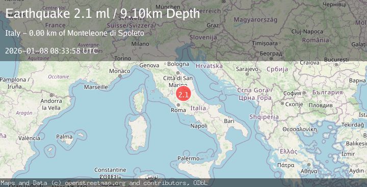 Map of CENTRAL ITALY