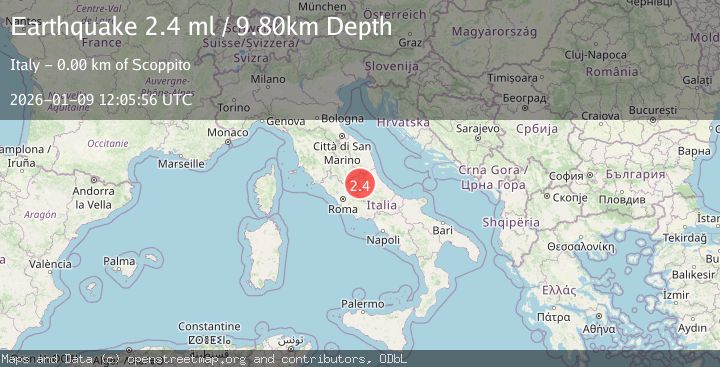 Map of CENTRAL ITALY