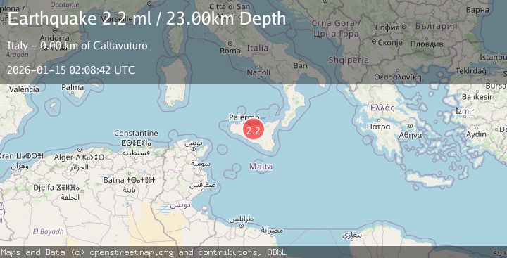 Map of SICILY, ITALY