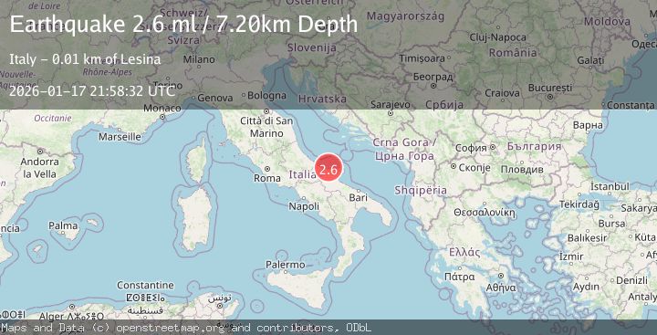 Map of SOUTHERN ITALY