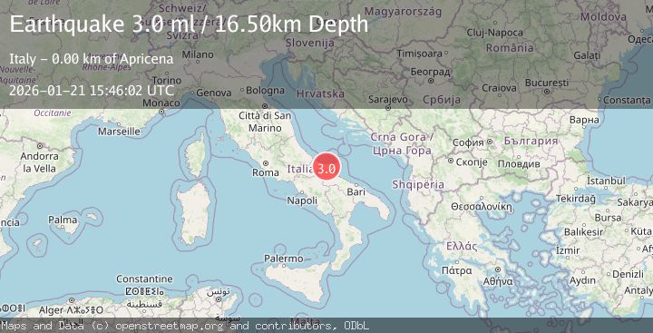 Map of SOUTHERN ITALY
