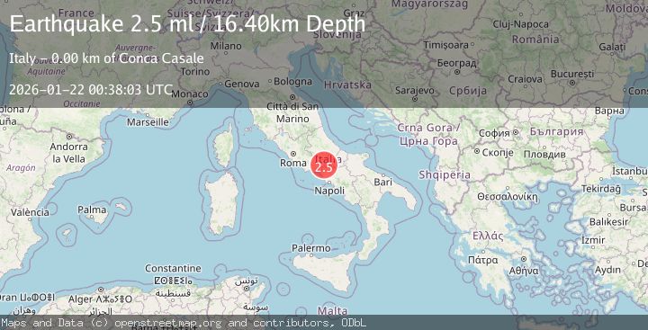 Map of CENTRAL ITALY