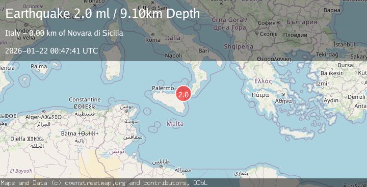 Map of SICILY, ITALY