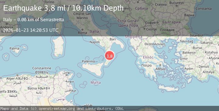 Map of SOUTHERN ITALY
