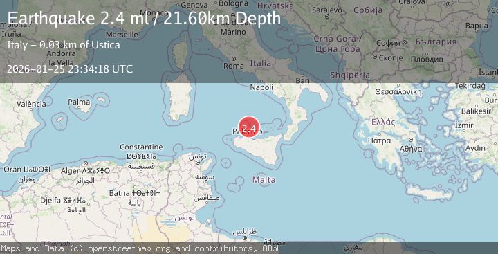 Map of SICILY, ITALY
