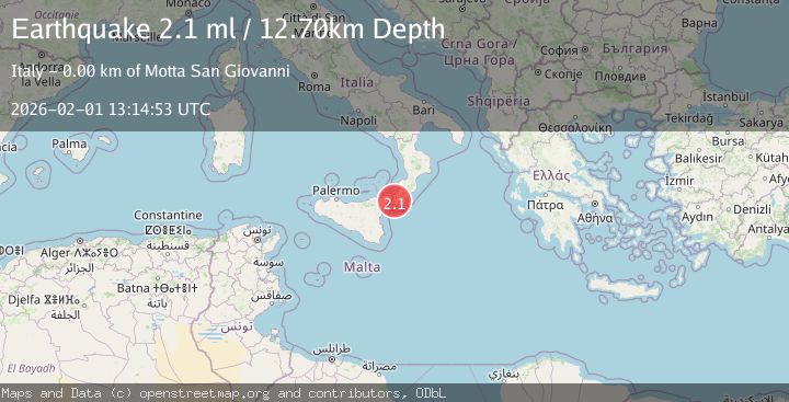 Map of SICILY, ITALY