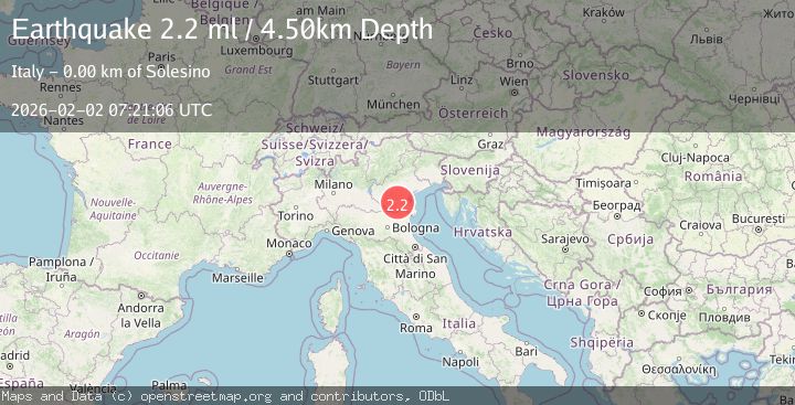 Map of NORTHERN ITALY