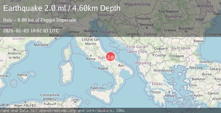 Map of SOUTHERN ITALY