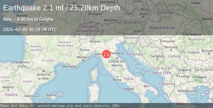 Map of NORTHERN ITALY