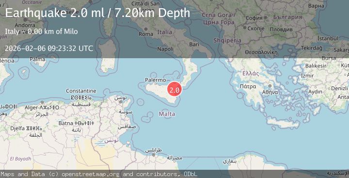 Map of SICILY, ITALY