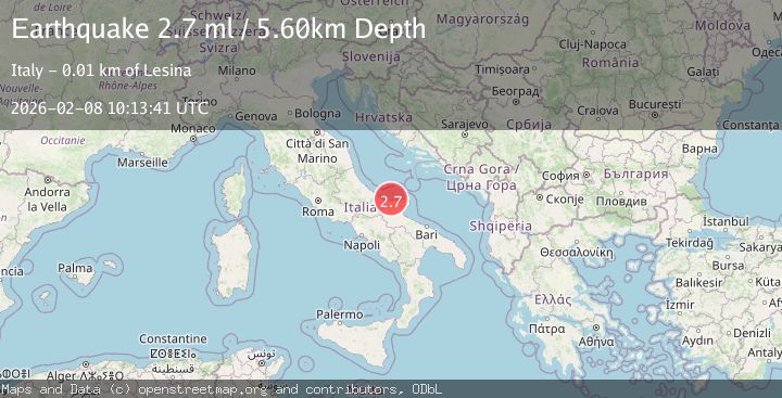 Map of SOUTHERN ITALY