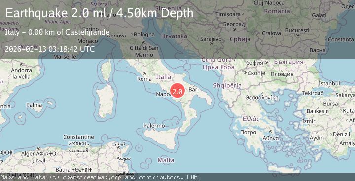 Map of SOUTHERN ITALY