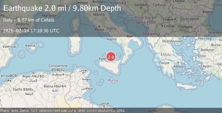 Map of SICILY, ITALY