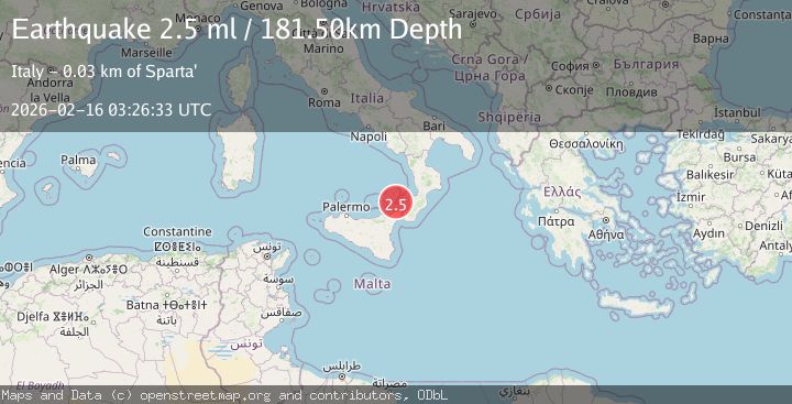 Map of SICILY, ITALY
