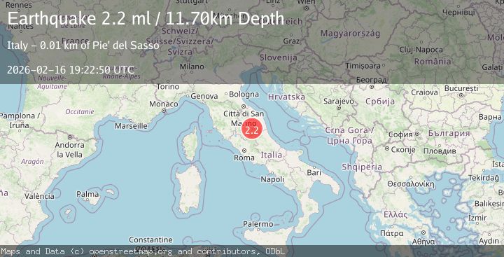 Map of CENTRAL ITALY