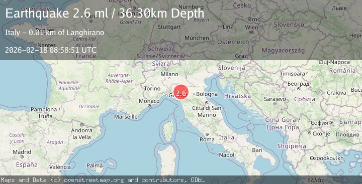 Map of NORTHERN ITALY