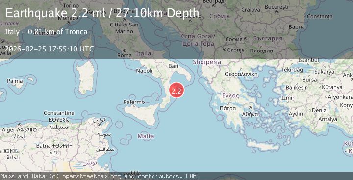 Map of SOUTHERN ITALY