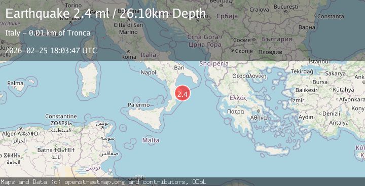 Map of SOUTHERN ITALY