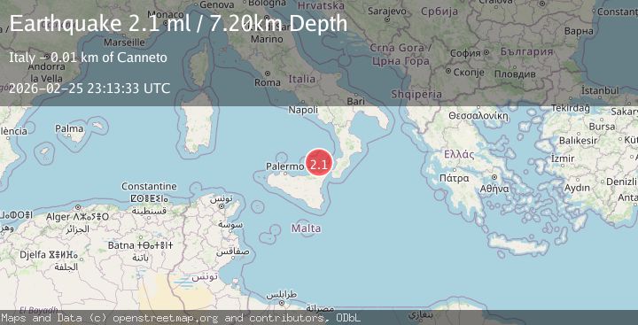 Map of SICILY, ITALY