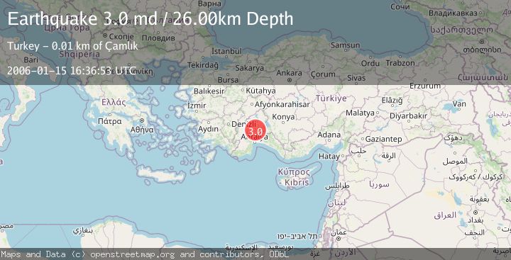 Map of WESTERN TURKEY