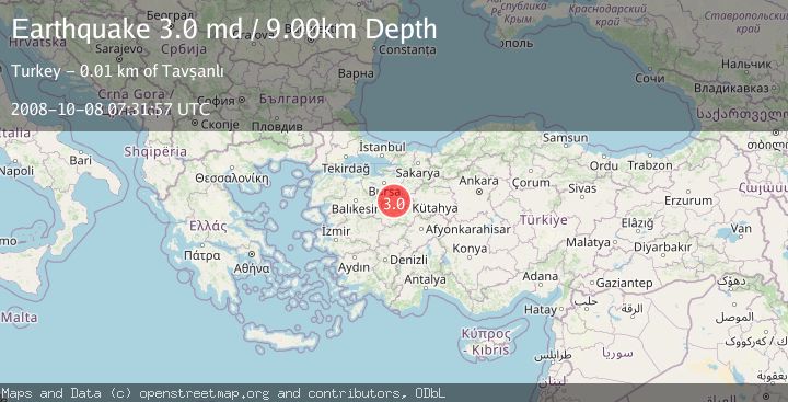 Map of WESTERN TURKEY
