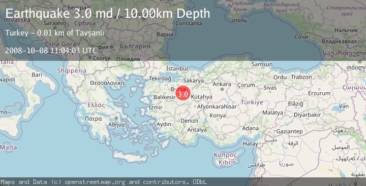 Map of WESTERN TURKEY