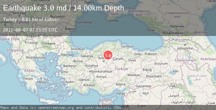 Map of CENTRAL TURKEY