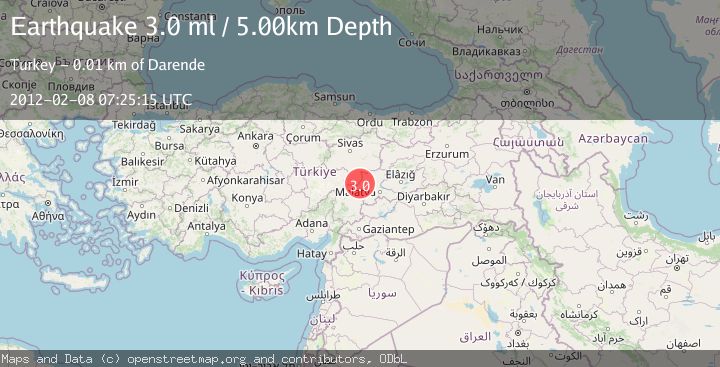Map of CENTRAL TURKEY