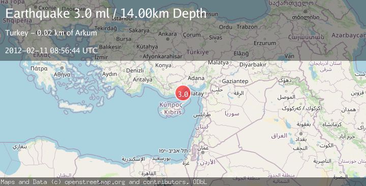 Map of CENTRAL TURKEY