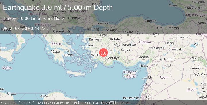 Map of WESTERN TURKEY