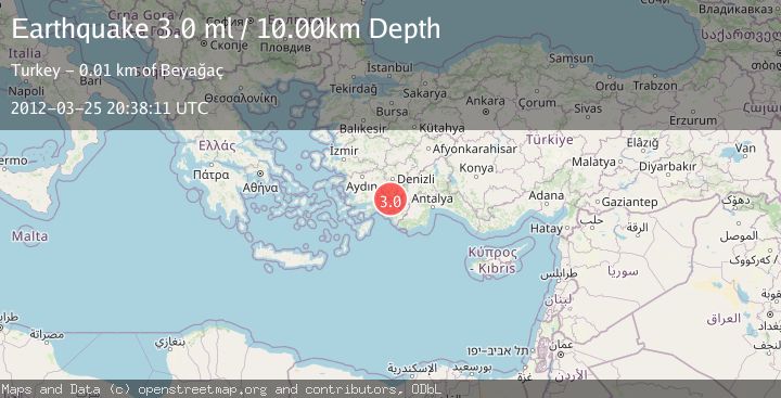 Map of WESTERN TURKEY