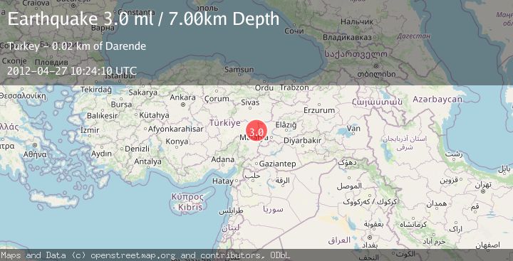 Map of CENTRAL TURKEY