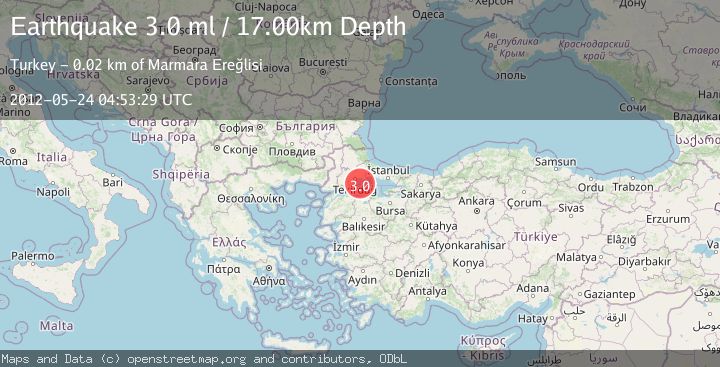 Map of WESTERN TURKEY
